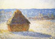 Claude Monet Meule,Effet de Neige le Matin Germany oil painting artist